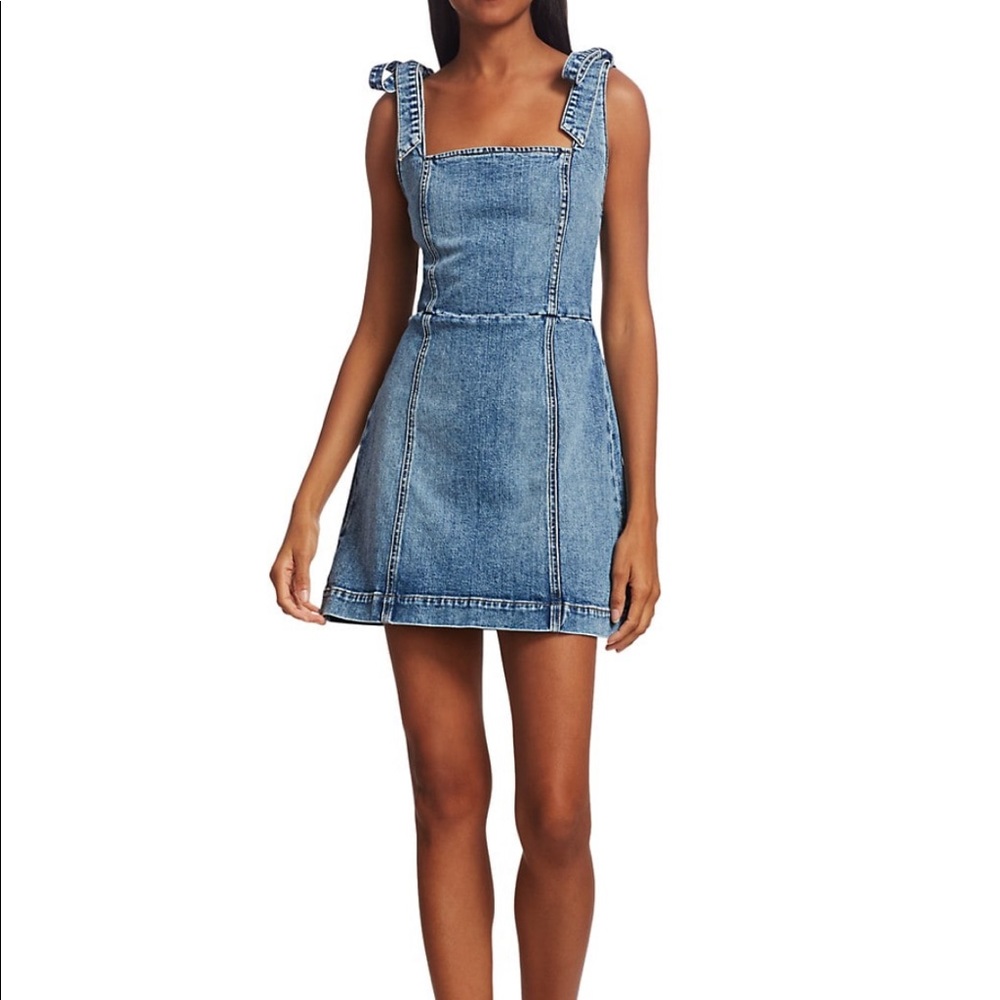 Alice and Olivia Denim Mini Dress